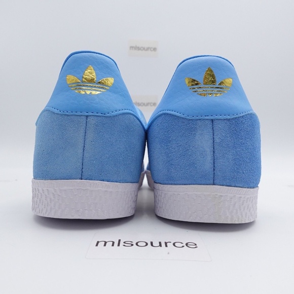 adidas Originals Gazelle Blue and Yellow Sneakers - Picture 12 of 12